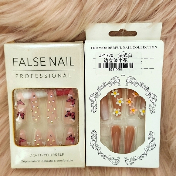BOGO SALE!! Brand New BEAUTIFUL NAIL False Nails-XL - Picture 1 of 4